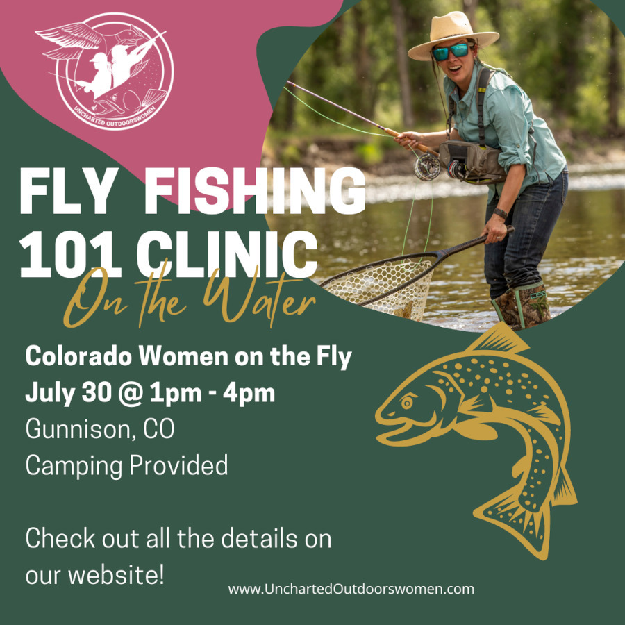 women's intro to fly-fishing clinics